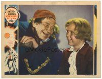 8f925 TREASURE ISLAND LC '34 c/u of Wallace Beery smiling & joking with Jackie Cooper!