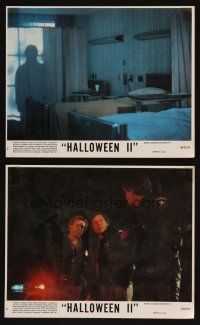 8k430 HALLOWEEN II 2 8x10 mini LCs '81 great image with Michael Myers shadow in window!