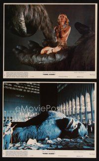 8k444 KING KONG 2 8x10 mini LCs '76 great special effects images of sexy Jessica Lange & giant ape!