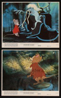 8k488 SECRET OF NIMH 2 8x10 mini LCs '82 Don Bluth, cool mouse fantasy cartoon artwork!