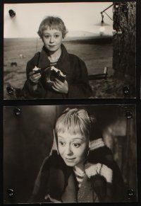 8k133 GIULIETTA MASINA 7 6.5x8.75 stills '50s cool images of actress from La Strada!