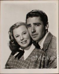 8k427 GOOD NEWS 2 8x10 stills '47 cool romantic images of pretty June Allyson & Peter Lawford!