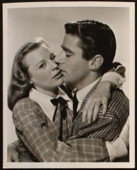 8k272 GOOD NEWS 4 deluxe 8x10 stills '47 June Allyson & Peter Lawford kissng & dancing candids!