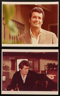 8k202 ROCKFORD FILES 6 TV color 8x10 stills '74 great images of James Garner & Noah Beery Jr!