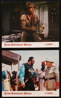 8k186 KING SOLOMON'S MINES 6 color English FOH LCs '86 Richard Chamberlain, sexy Sharon Stone!