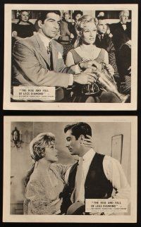 8k153 RISE & FALL OF LEGS DIAMOND 7 English FOH LCs '60 gangster Ray Danton, Karen Steele!