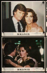 8k155 ROLLOVER 7 8x10 mini LCs '81 great images of Jane Fonda & Kris Kristofferson!