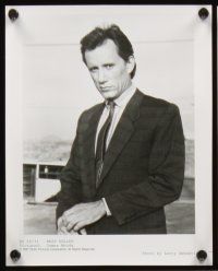 8k561 BEST SELLER presskit '87 writer Brian Dennehy makes book about hitman James Woods!