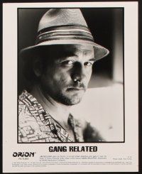 8k684 GANG RELATED presskit '97 Jim Belushi, Tupac Shakur, Dennis Quaid, James Earl Jones