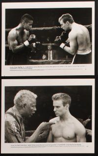 8k690 GLADIATOR presskit '92 boxers Cuba Gooding Jr. & James Marshall must win or die!