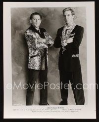 8k699 GREAT BALLS OF FIRE presskit '89 Dennis Quaid with rock 'n' roll star Jerry Lee Lewis!