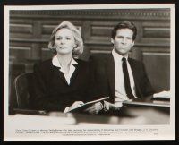 8k740 JAGGED EDGE presskit '85 images of Glenn Close & Jeff Bridges in courtroom!