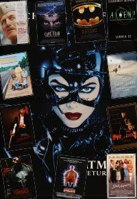 8m042 LOT OF 54 UNFOLDED ONE-SHEETS '87 - '04 Batman Returns, Punisher, Unforgiven & more!