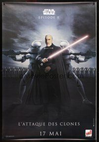 8r133 ATTACK OF THE CLONES 4 teaser French 1ps '02 Star Wars Episode II, Christensen, Portman, Lee!