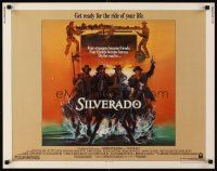 8t368 SILVERADO 1/2sh '85 art of Kevin Kline, Scott Glenn, Danny Glover & Kevin Costner by Bob Peak