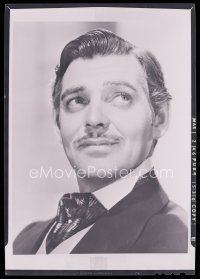 8x304 CLARK GABLE 5x7 negative '46 great head & shoulders portrait of the movie legend!