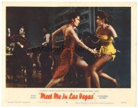 9d604 MEET ME IN LAS VEGAS LC #8 '56 Cyd Charisse & Liliane Montevecchi dance Frankie & Johnny!