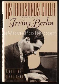 9e187 AS THOUSANDS CHEER first edition hardcover book '90 The Life of Irving Berlin!