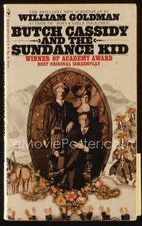 9e208 BUTCH CASSIDY & THE SUNDANCE KID fifth printing paperback book '69 Oscar-winning screenplay!