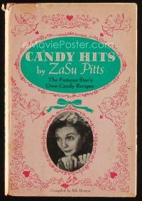 9e189 CANDY HITS first edition hardcover book '63 Zasu Pitts' own candy recipes!