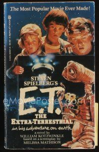 9e212 E.T. THE EXTRA TERRESTRIAL IN HIS ADVENTURES ON EARTH 25th printing paperback book '83