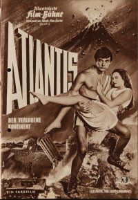 9e247 ATLANTIS THE LOST CONTINENT German program '61 George Pal, different images & artwork!