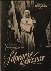 9e249 BLACK NARCISSUS German program '49 Powell & Pressburger, Deborah Kerr, Sabu, David Farrar