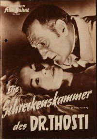 9e250 BLACK SLEEP German program '57 Lon Chaney Jr., Bela Lugosi, Tor Johnson, different!