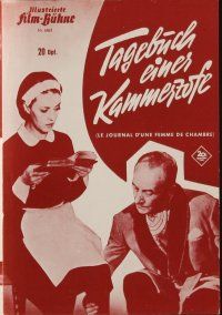 9e263 DIARY OF A CHAMBERMAID German program '64 Jeanne Moreau, directed by Luis Bunuel, different!