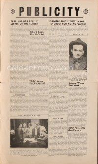 9e381 COME OUT FIGHTING pressbook '45 Leo Gorcey, Huntz Hall, East Side Kids, boxing!