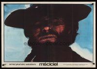 9j712 HIGH PLAINS DRIFTER Polish 23x33 '73 wonderful different art of Clint Eastwood!