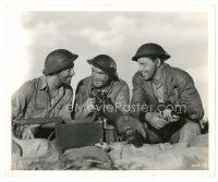 9r082 BATAAN 8x10 still '43 Taylor, Murphy & Mitchell by gun by Clarence Bull, Bataan's Last Stand