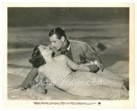 9r184 DEVIL & THE DEEP 8x10 still '32 wonderful romantic c/u of Gary Cooper & Tallulah Bankhead!