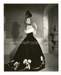 9r217 ELEANOR PARKER 8x10 still '40s full-length in elaborate dress by Bob Palmer!