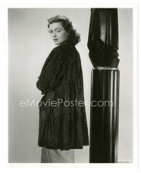 9r228 FAITH DOMERGUE 8x10 still '50 Howard Hughes' new discovery in black Russian fur by Bachrach!