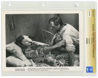 9r242 FLAME OF BARBARY COAST slabbed 8x10 still '45 sexy Ann Dvorak in bed with guy leaning over her