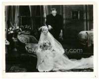 9r256 FRANKENSTEIN 8x10 still R51 Boris Karloff as the monster with bride Mae Clarke!