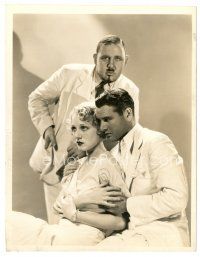 9r369 ISLAND OF LOST SOULS 8x10 key book still '33 Charles Laughton over Leila Hyams & Richard Arlen