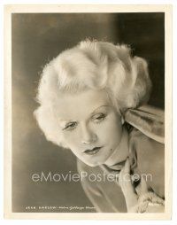 9r391 JEAN HARLOW 8x10 still '32 wonderful close image of the sexiest platinum blonde!