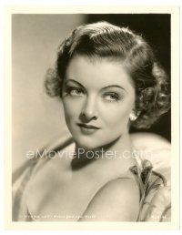 9r566 MYRNA LOY 8x10 still '30s head & shoulders portrait of the beautiful star!