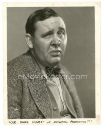 9r588 OLD DARK HOUSE 8x10 still '32 great portrait of Charles Laughton looking worried!