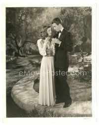 9r606 PHILADELPHIA STORY 8x10 still '40 great full-length c/u of Katharine Hepburn & James Stewart!