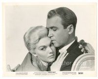 9r776 VERTIGO 8x10 still '58 Alfred Hitchcock classic, c/u of James Stewart & blonde Kim Novak!