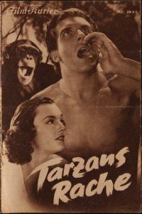 9s299 TARZAN'S REVENGE Austrian program '38 different images of Glenn Morris & Eleanor Holm!