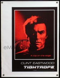 1h100 TIGHTROPE English commercial '84 Clint Eastwood is a cop on the edge, cool handcuff image!