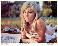 1s805 SECRET WORLD color 11x14 still '69 super sexy Jacqueline Bisset, L'Echelle blanche!