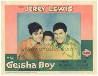 1s478 GEISHA BOY LC #1 '58 portrait of Jerry Lewis & Nobu McCarthy with young boy!