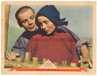 1s492 GOOD EARTH LC '37 great close up of Asian Paul Muni & Luise Rainer, Peal S. Buck!