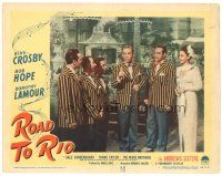 1s783 ROAD TO RIO LC #6 '48 Bing Crosby, Bob Hope & Dorothy Lamour with The Wiere Brothers!