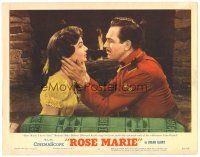 1s786 ROSE MARIE LC #7 '54 close up of Mountie Howard Keel about to kiss pretty Ann Blyth!